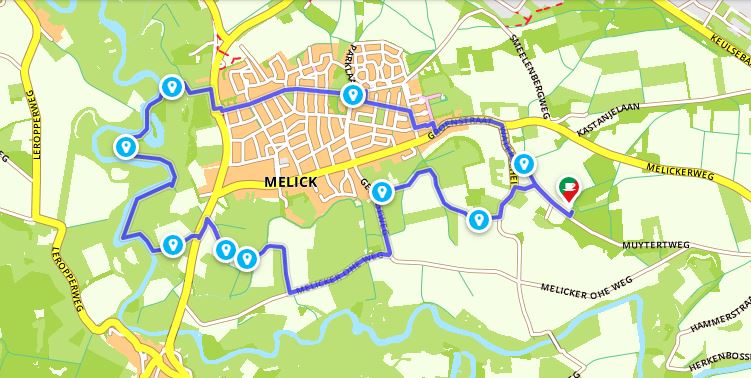 Wandelen door het Roerdal bij Melick