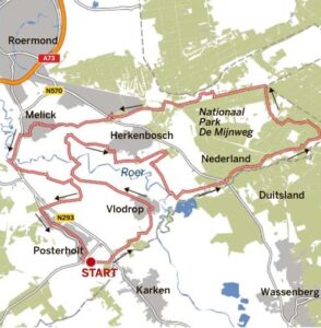 geluksroute Roerdalen fietsen de Limburger