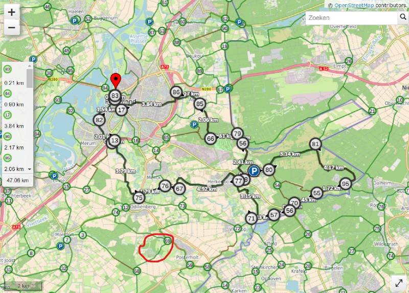 Fietstocht langs aspergevelden en Roermond